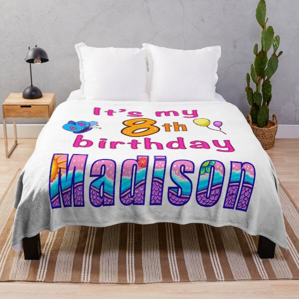 Item preview, It’s my 8th birthday Madison kids girls custom name personalised birthday girl. designed and sold by Artonmytee.