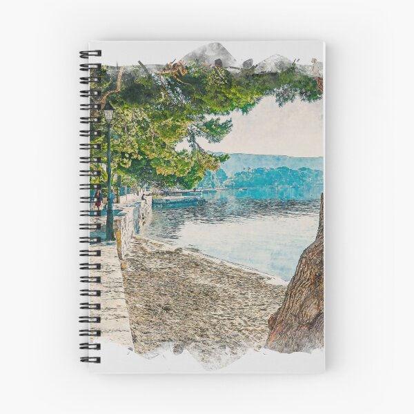 Item preview, Puerto Pollensa Pine Walk Mallorca Watercolour Effect designed and sold by GG WALL ART.