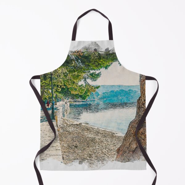 Item preview, Puerto Pollensa Pine Walk Mallorca Watercolour Effect designed and sold by GG WALL ART.