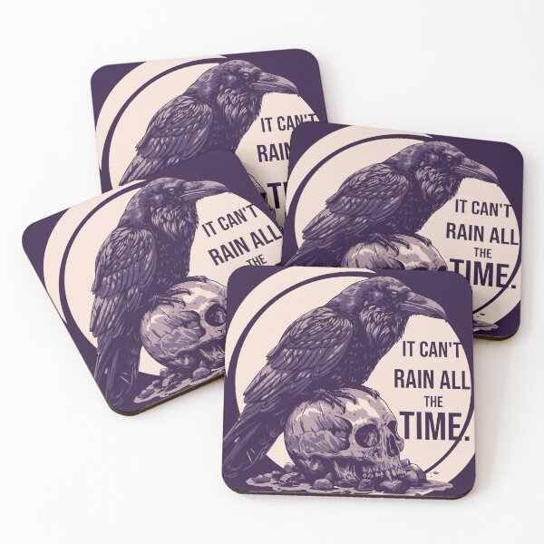 Item preview, The Crow - It can't rain all the time designed and sold by RockSteadyReady.