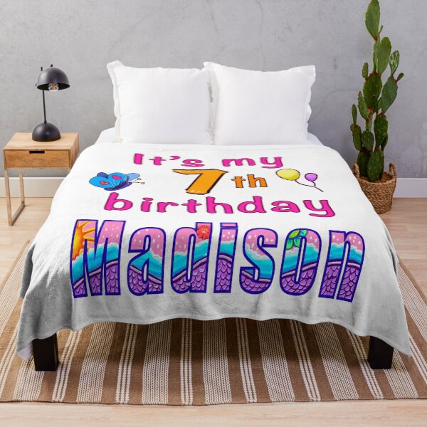 Item preview, It’s my 7th birthday Madison kids girls custom name personalised birthday girl. designed and sold by Artonmytee.
