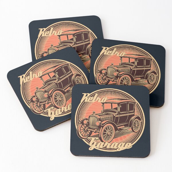 Item preview, Retro Car designed and sold by CatCoconut-Art.