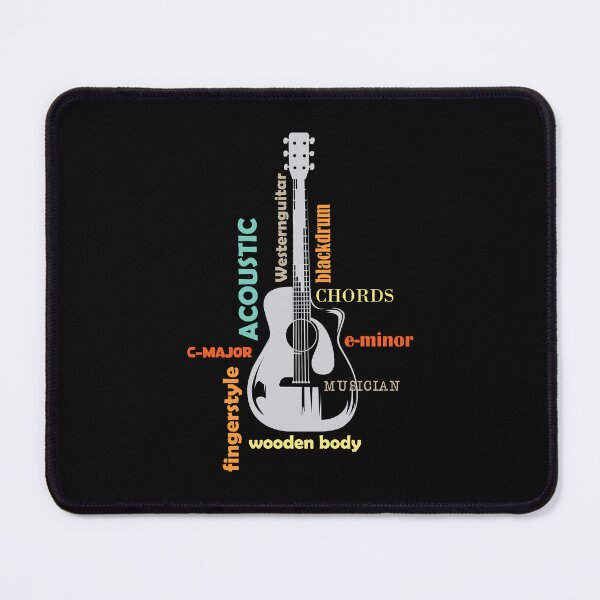 Item preview, retro guitar musician western guitar acoustic music symbol vintage designed and sold by AndreMi.
