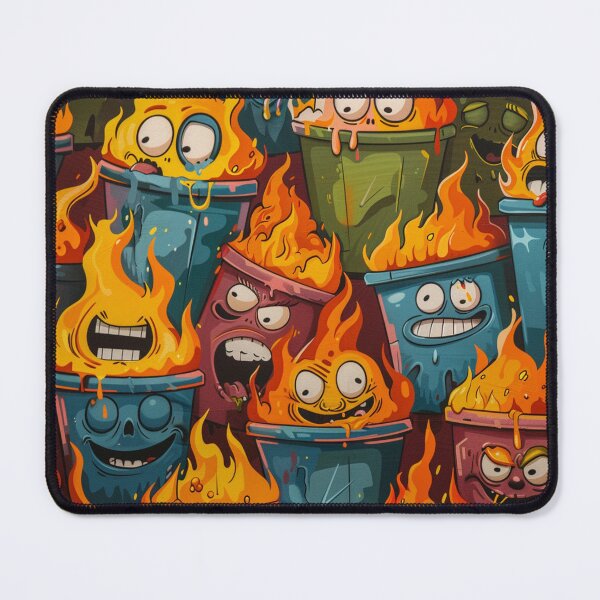 Item preview, Dumpster Fires: Character Art, Everything Is Fine Humor designed and sold by Fantasy Masterpiece.