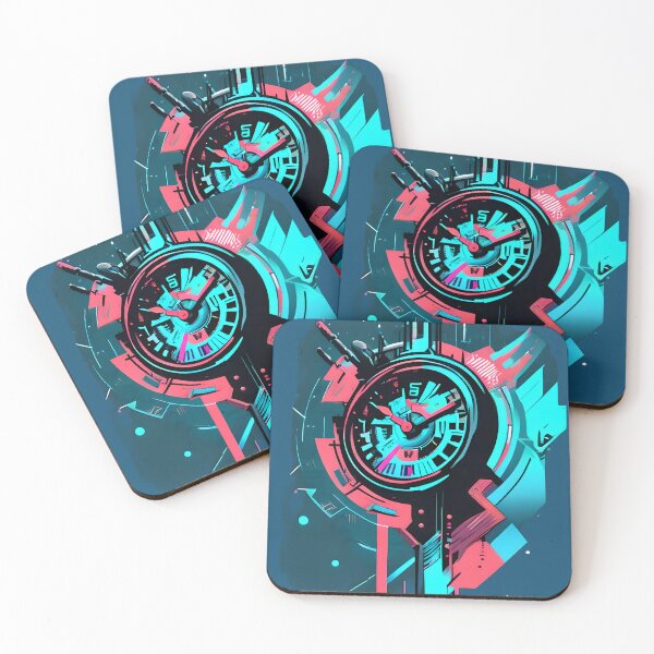 Item preview, Cyberpunk clock designed and sold by agaksiazek.