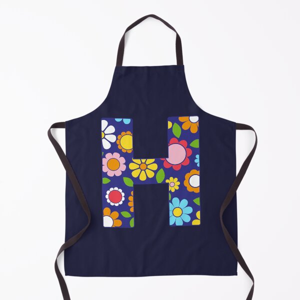Item preview, Hippie Floral Alphabet Letter H designed and sold by ToluaPrints.