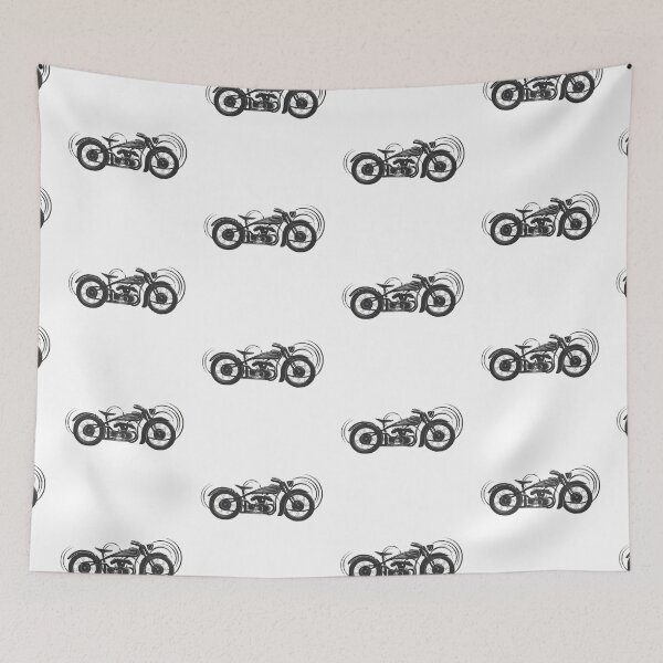 Item preview, Old motorbike minimalist art designed and sold by Art-Design-EM.