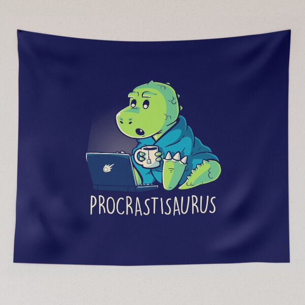Item preview, Procrastisaurus - Funny Lazy Dinosaur Gift designed and sold by koalateess.