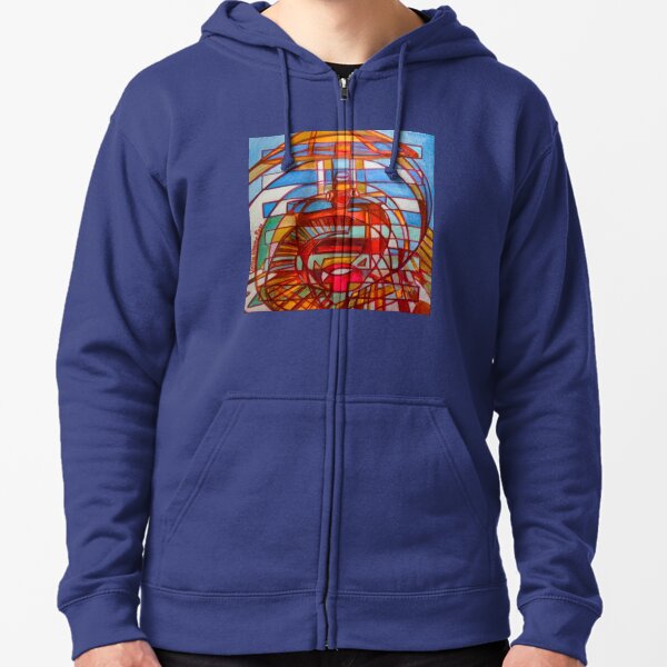 Hexagram 48: Jĭng (The Well) Zipped Hoodie