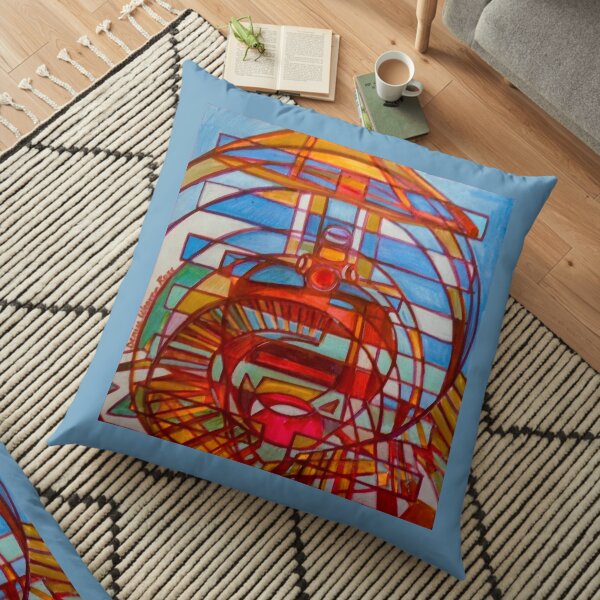 Hexagram 48: Jĭng (The Well) Floor Pillow