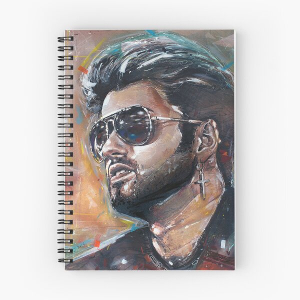 Item preview, George Michael painting designed and sold by GalleryKauffeld.