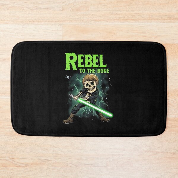 Item preview, Rebel to the Bone - Skeleton with Laser Sword - Scifi designed and sold by Fenay Designs.