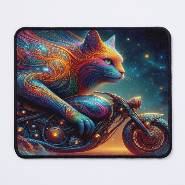 Item preview, Futuristic cat designed and sold by FotoworldEdel.