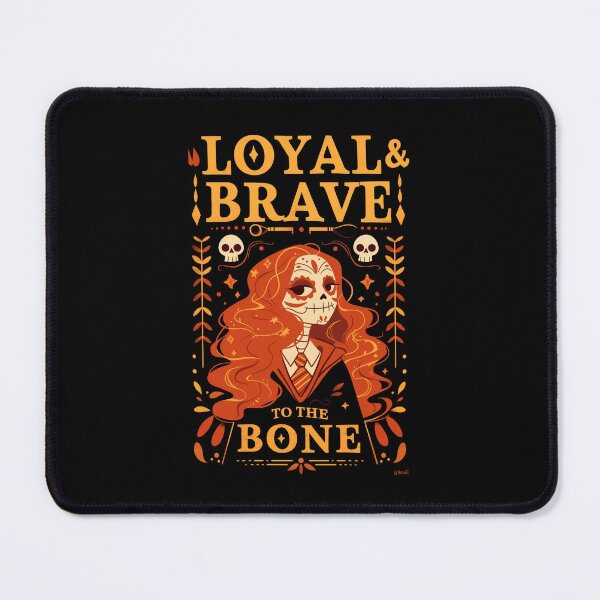 Item preview, Loyal & Brave to the Bone - Day of the Dead - Skeleton - Fantasy designed and sold by Fenay Designs.