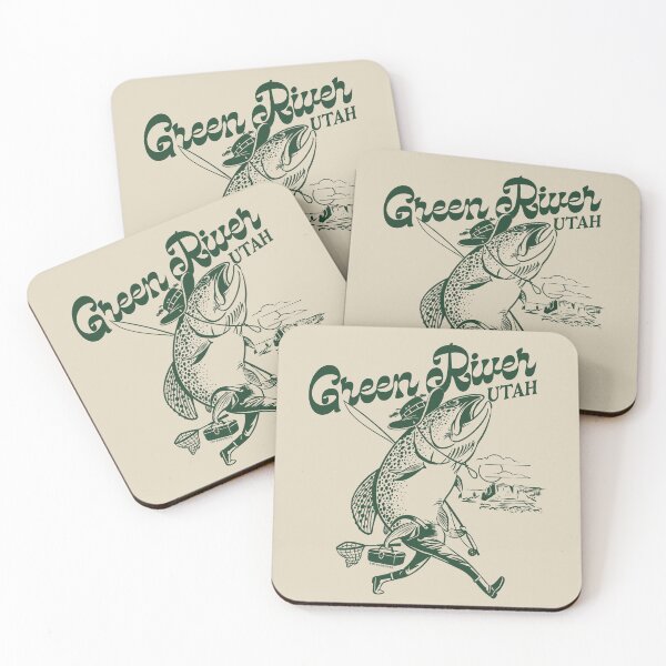 Item preview, Green River Trouser Trout designed and sold by TulpaPrints.