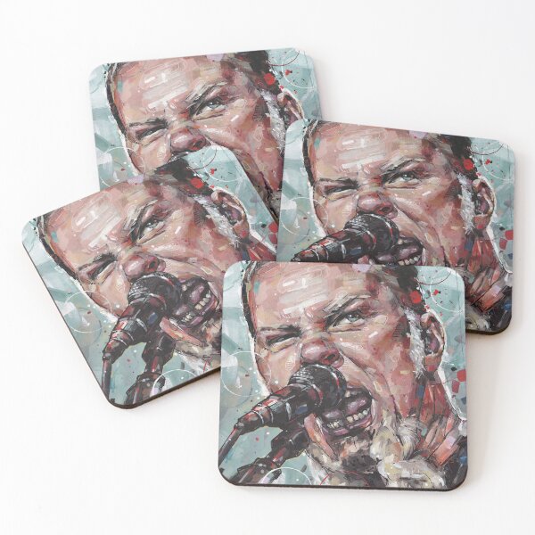 Item preview, James Hetfield painting designed and sold by GalleryKauffeld.