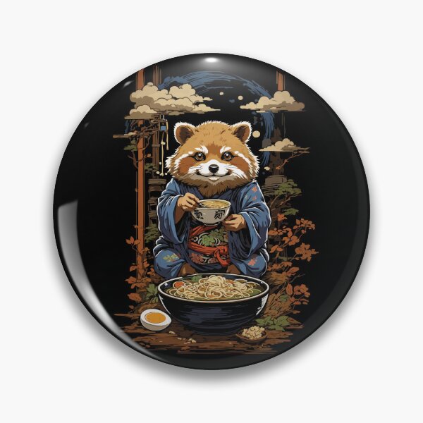 Artikelvorschau, Marderhund Ramen Nudelsuppen Aesthetic Japan Style entworfen und verkauft von LuminOrb.