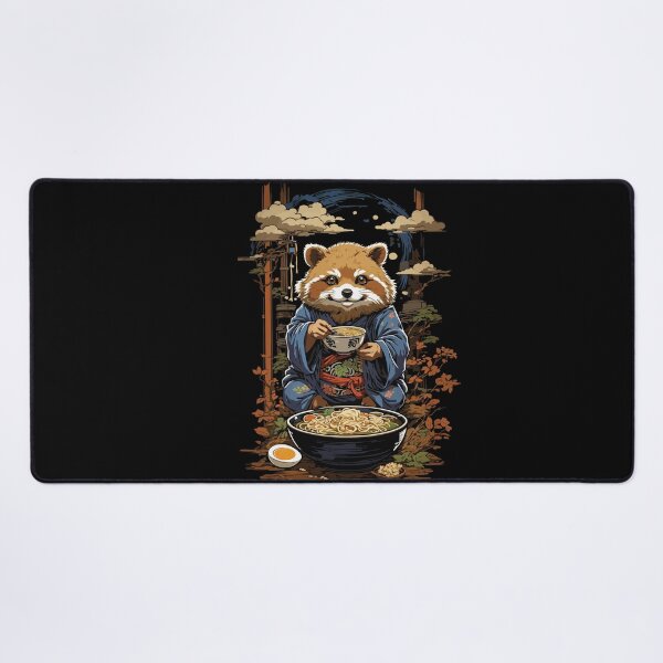 Item preview, Raccoon Dog Ramen Noodle Soups Aesthetic Japan Style designed and sold by LuminOrb.