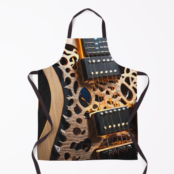 Item preview, Harmony Unveiled: Intricate Guitar Design designed and sold by GrizzlyCollective.