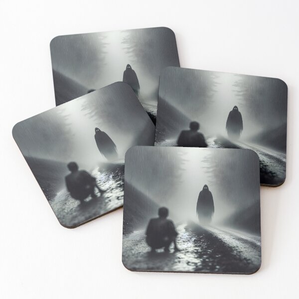 Item preview, Rainy Night Terror: Captivating Artwork of Petrified Encounter designed and sold by PandaTShirtShop.