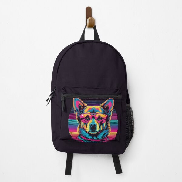 Item preview, Dog with glasses the artist who turns every walk into a work of art, with creative footsteps and contemplative gazes, portraying the beauty of the world through the lenses designed and sold by Pulsant Paintings.