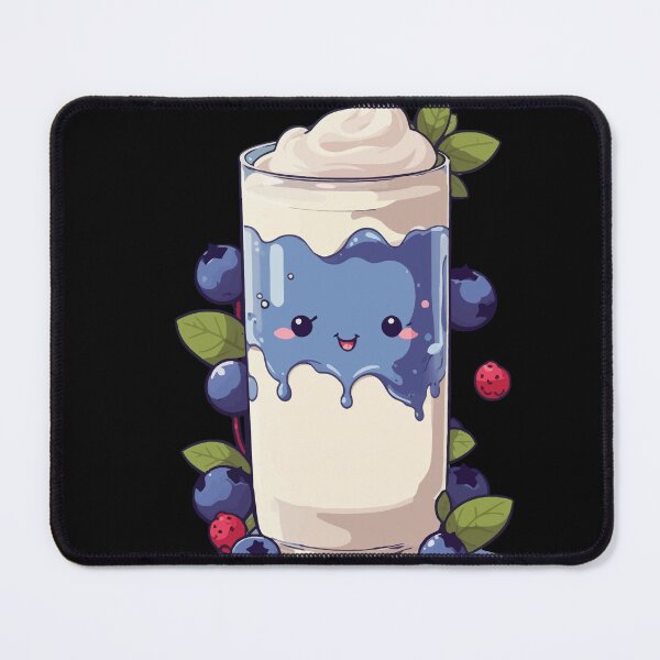 Item preview, Berries milkshake fun kawaii anime design designed and sold by LuminOrb.