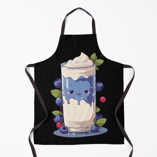 Item preview, Berries milkshake fun kawaii anime design designed and sold by LuminOrb.