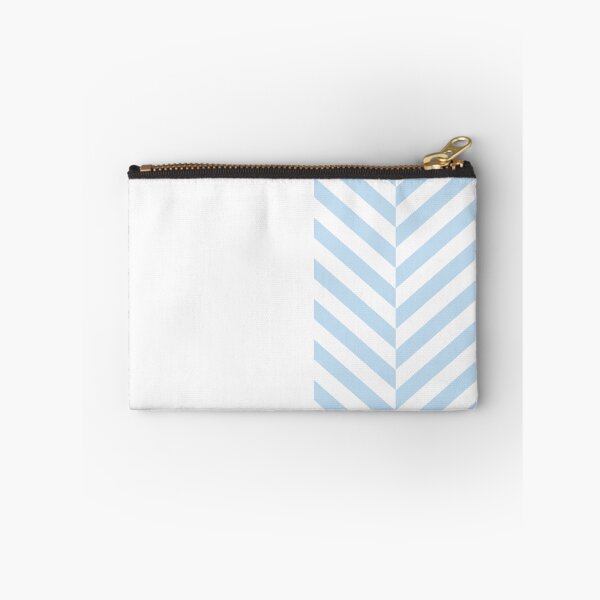Item preview, Blue herringbone pattern and white stripe designed and sold by LinDraws.