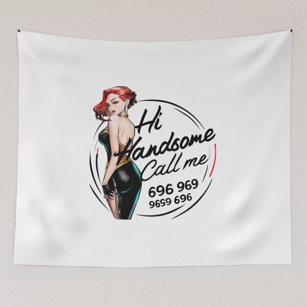 Item preview, Hi Handsome Call Me designed and sold by LuxProCoolShirt.