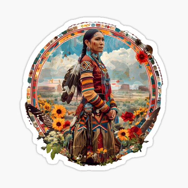 Item preview, A Native Woman's Resilience designed and sold by AI-Only Creations.