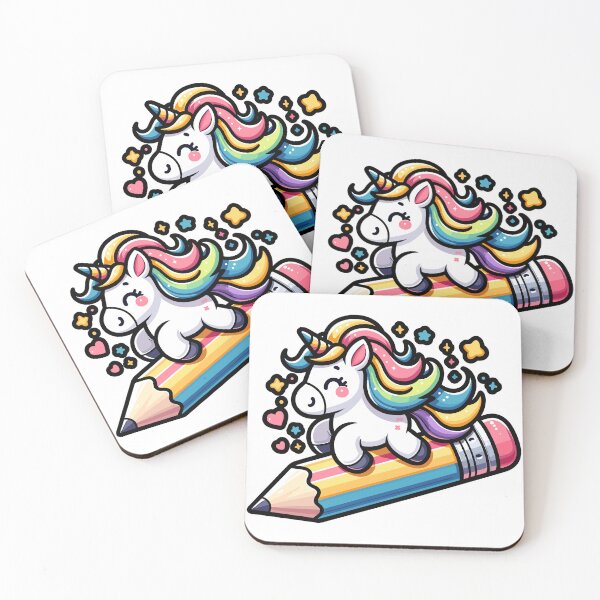 Item preview, Back to School Unicorn Riding A Pencil designed and sold by TKsTees.