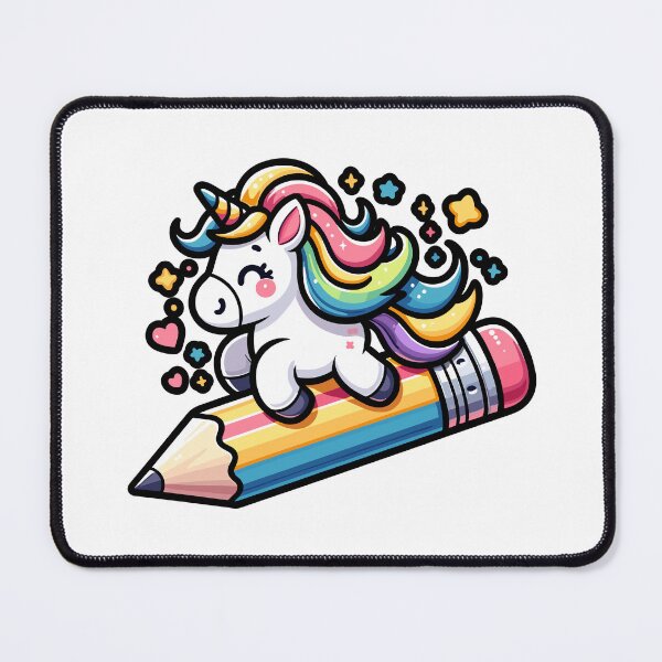 Item preview, Back to School Unicorn Riding A Pencil designed and sold by TKsTees.