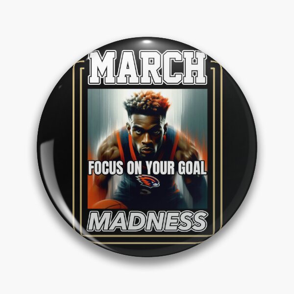 Item preview, March Madness: Hoops Focus - Intense Play with white letters designed and sold by SplashTastic.