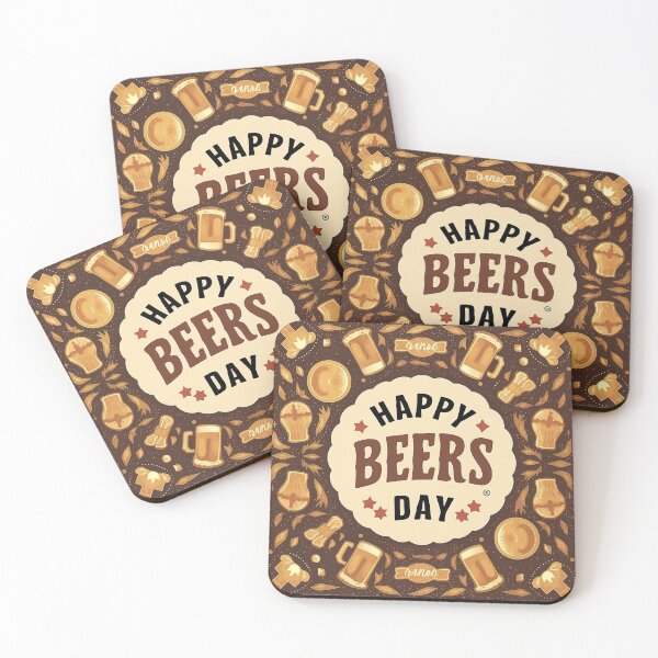 Item preview, HAPPY BEERS DAY designed and sold by NebulaWhimsy.