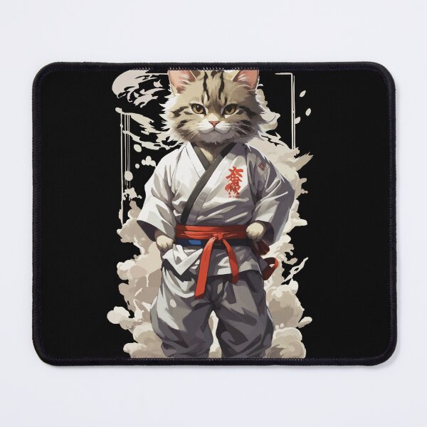 Item preview, Karate Cat Martial Arts Pet Training Funny designed and sold by LuminOrb.