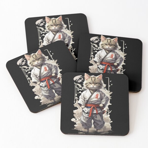 Item preview, Karate Cat Martial Arts Pet Training Funny designed and sold by LuminOrb.
