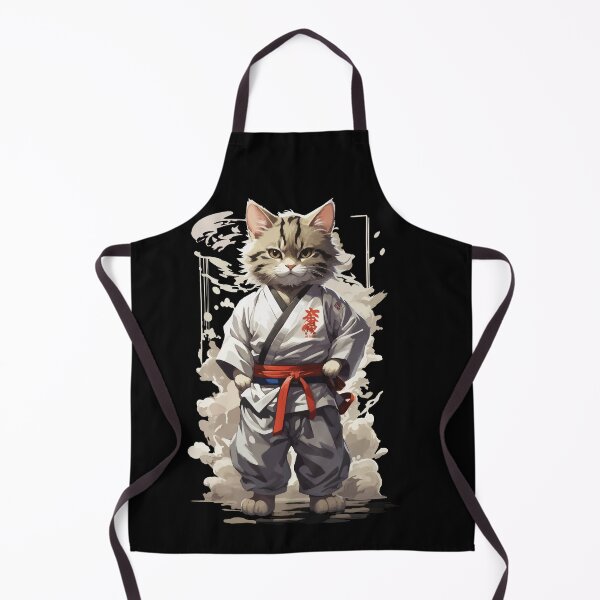 Item preview, Karate Cat Martial Arts Pet Training Funny designed and sold by LuminOrb.