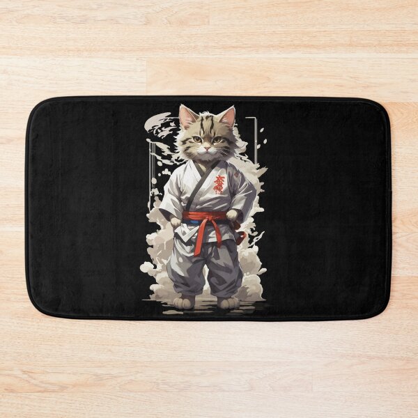 Item preview, Karate Cat Martial Arts Pet Training Funny designed and sold by LuminOrb.
