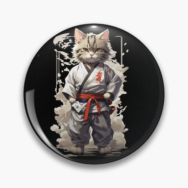 Item preview, Karate Cat Martial Arts Pet Training Funny designed and sold by LuminOrb.