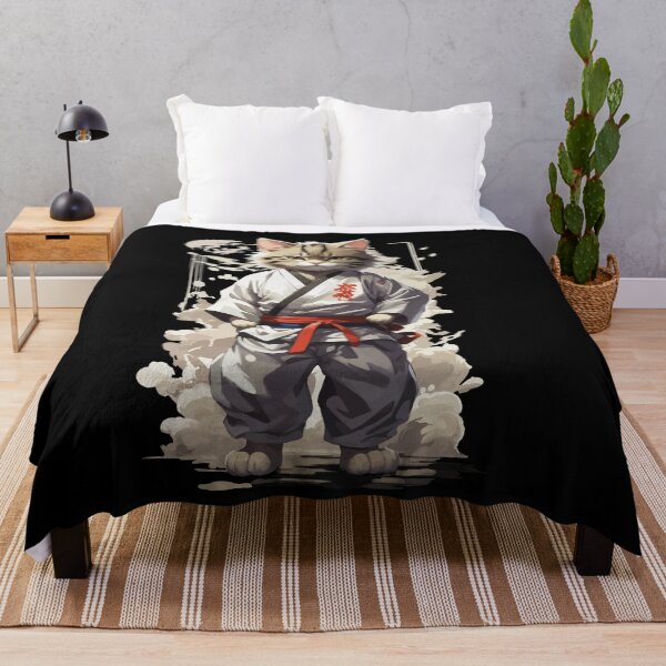 Item preview, Karate Cat Martial Arts Pet Training Funny designed and sold by LuminOrb.