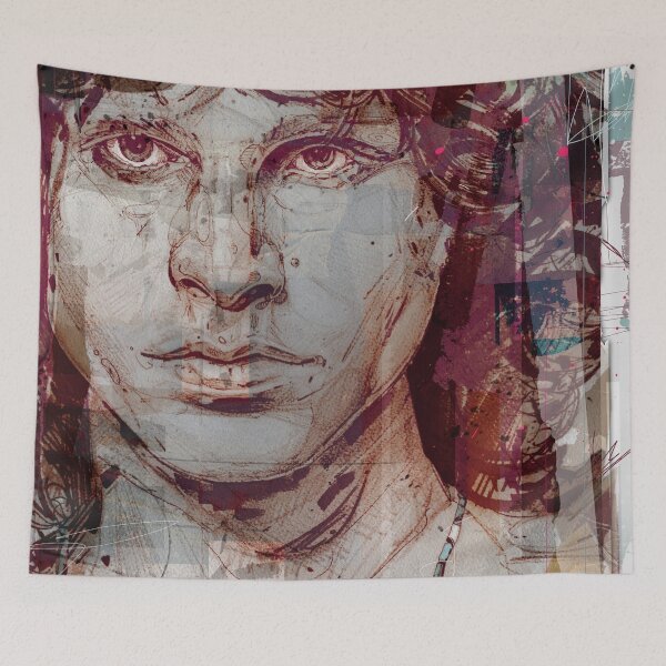 Item preview, Jim Morrison drawing designed and sold by GalleryKauffeld.