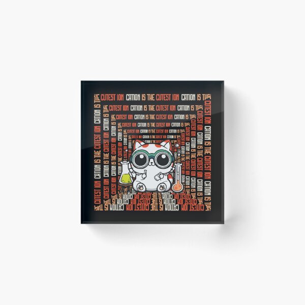 Item preview, Cations | biology humor | science funny cat | positive charge | geeky designed and sold by themichetti.