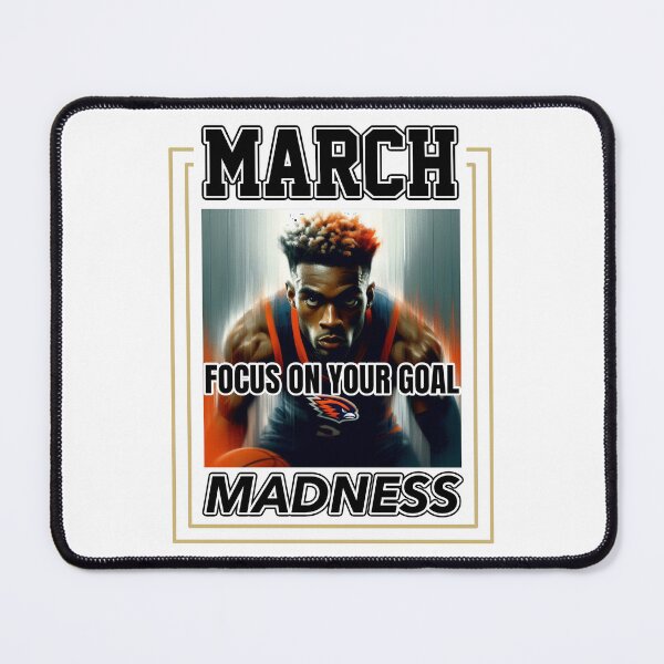 Item preview, March Madness: Hoops Focus - Intense Play with black letters designed and sold by SplashTastic.