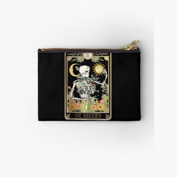 Item preview, Floral Skeleton Gardening Tarot The Gardener Plant Lovers designed and sold by rutaiulae71.