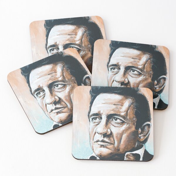 Item preview, Johnny Cash painting designed and sold by GalleryKauffeld.