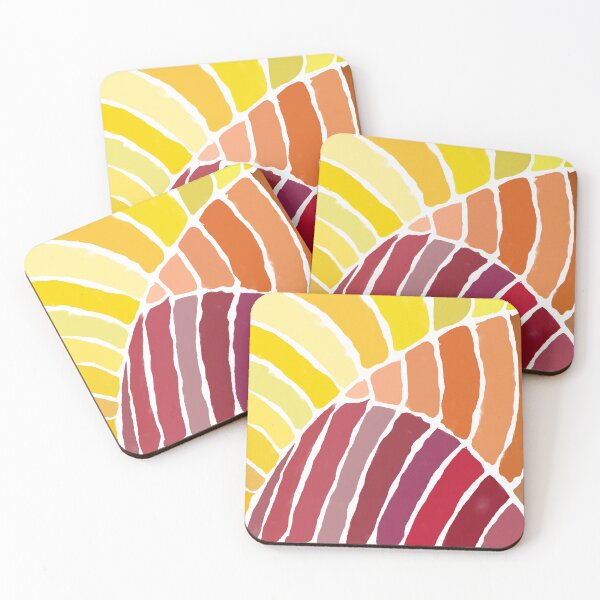 Item preview, Tropic Tile Red Yellow and Orange Leaves designed and sold by NoaaDesign.