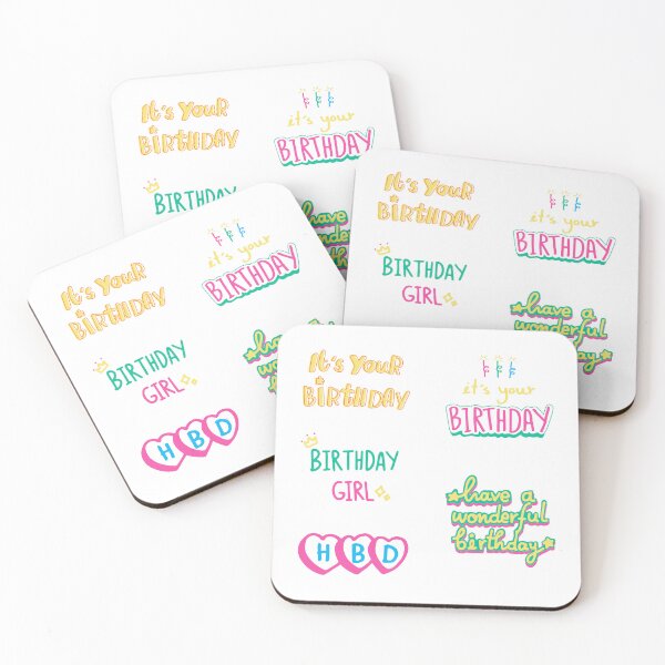 Item preview, beautiful words to wish you happy birthday designed and sold by huape.