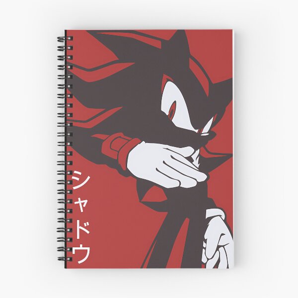 Item preview, Normal Black Shadow Hedgehog Anime Manga Style Background Red designed and sold by DevosAllen.