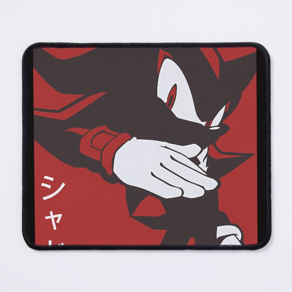 Item preview, Normal Black Shadow Hedgehog Anime Manga Style Background Red designed and sold by DevosAllen.