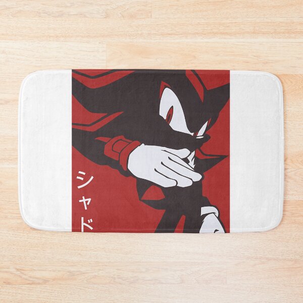 Item preview, Normal Black Shadow Hedgehog Anime Manga Style Background Red designed and sold by DevosAllen.